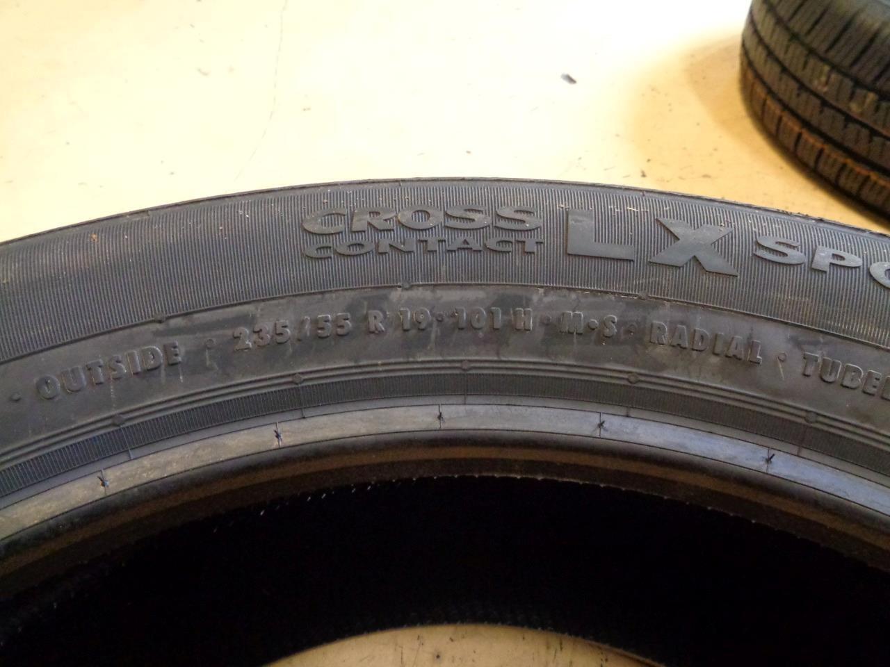 2 CONTINENTAL CONTICROSSCONTACT SPORT SSR MERCEDES 235 55 19 101H 03543280000