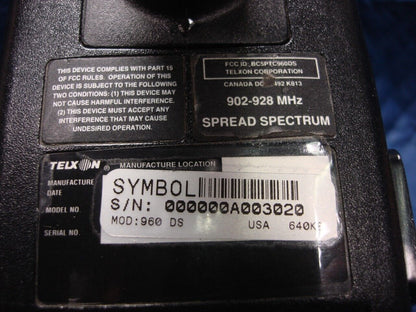 NEW TELXON PTC960 HAND SCANNER INVENTORY CONTROL R4