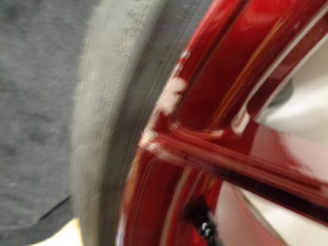 ROHANA RF01 RUBY RED 20X10 ET40 5X114.3 W/ LEXANI LX-20 265/30/20 NEW DAMAGED SR