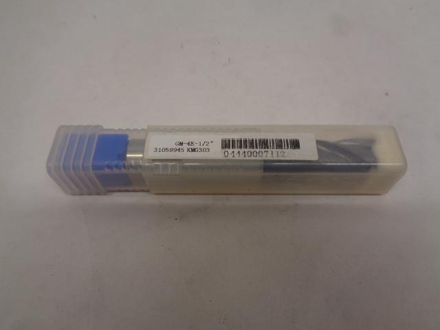 NEW ZCC-CT 1/2" SOLID CARBIDE 30° HELIX ALTiN COATED ENDMILL GM-4E-1/2 R22BM