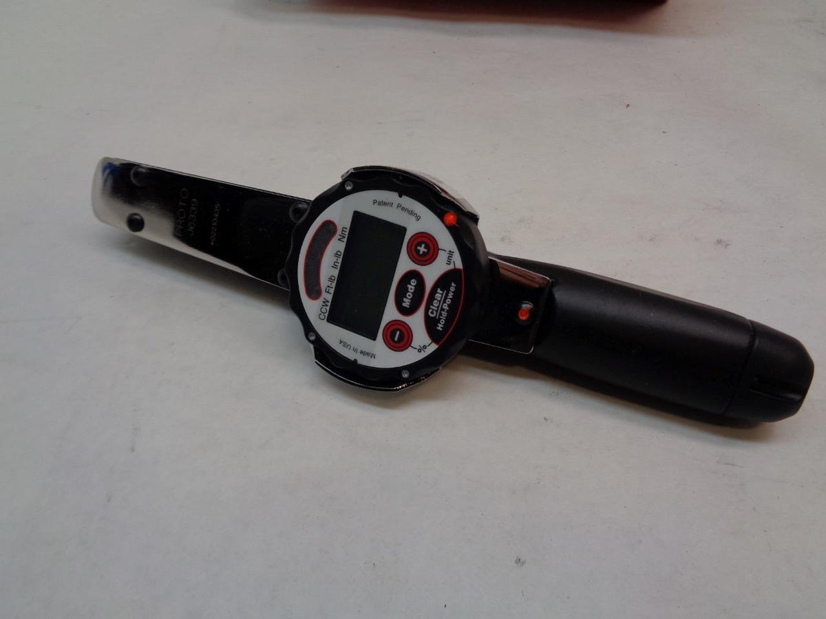 PROTO ELECTRONIC TORQUE WRENCH .63-6.25 FT-LB 1/4" DRIVE J6339 R22