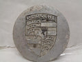 PORSCHE CENTER CAP METAL FLAT FACE W/ ENGRAVED CREST USED GENUINE R23