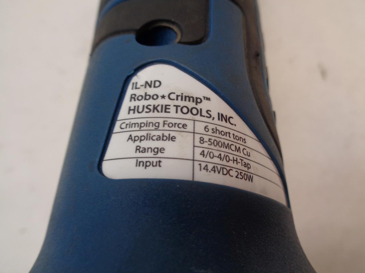 HUSKIE TOOLS IL-ND 6 TON INLINE COMPRESSION CRIMPING TOOL w/ DG HEAD BSR35