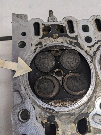 PORSCHE 948104104 LEFT ENGINE CYLINDER HEAD FOR 03-06 CAYENNE 4.5L USED #2 I2