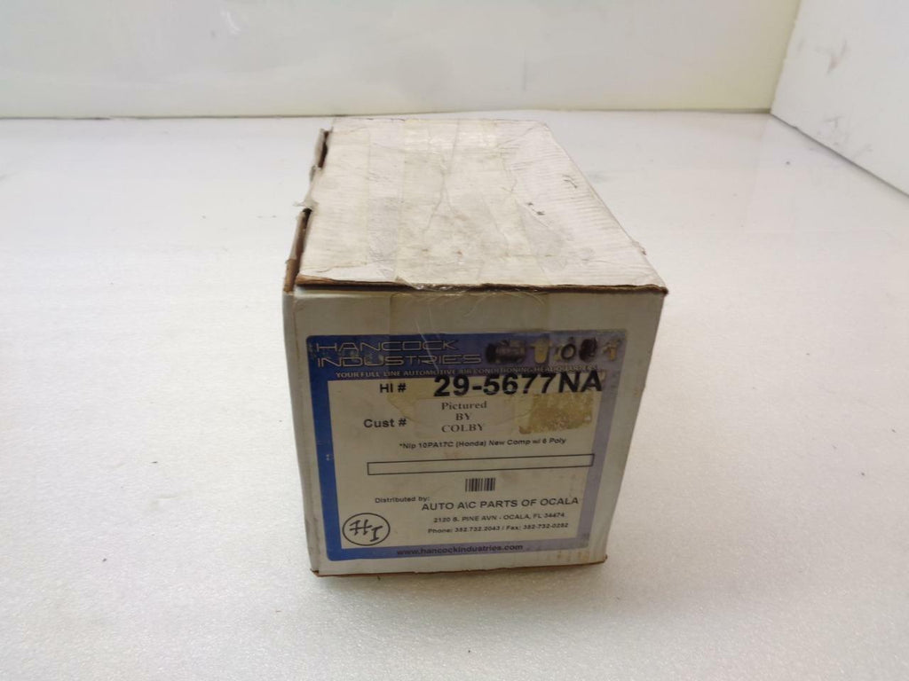 NEW HANCOCK INDUSTRIES 29-5677NA AC COMPRESSOR (UNKNOWN FITMENT) R2