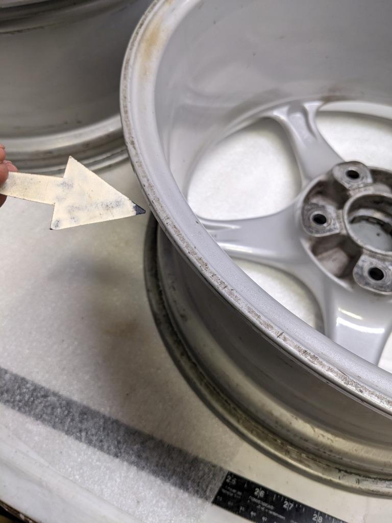 PORSCHE 99636214003, 99636213603 STAGGERED WHEEL FULL SET FOR 85-12 911 USED SR