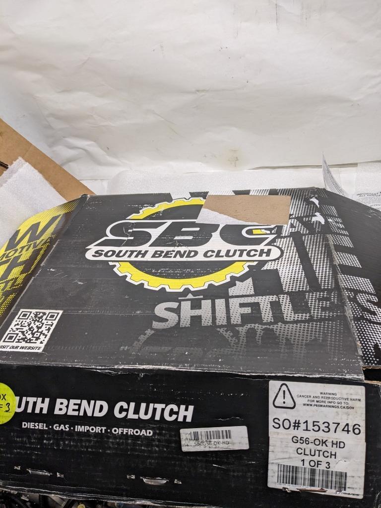 PARTIAL SBC G56-OK-HD 13" ORGANIC CLUTCH KIT FOR DODGE G56 6 SPEED TRANS NEW R3