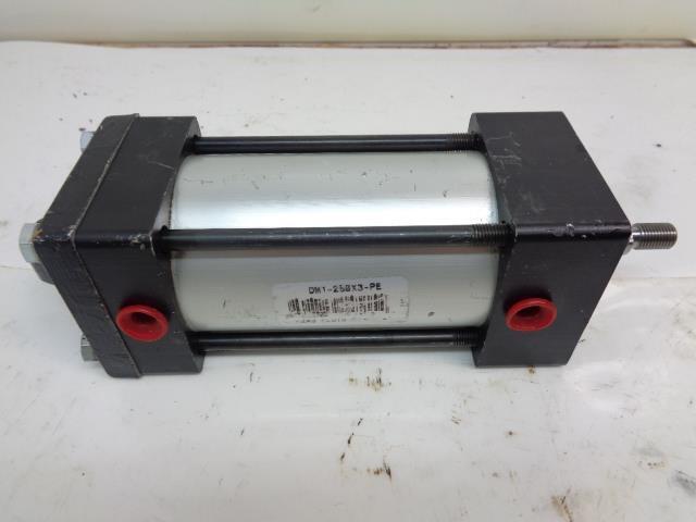 USED MEAD FLUID DYNAMICS DM1-250X3-PE PNEUMATIC CYLINDER R33