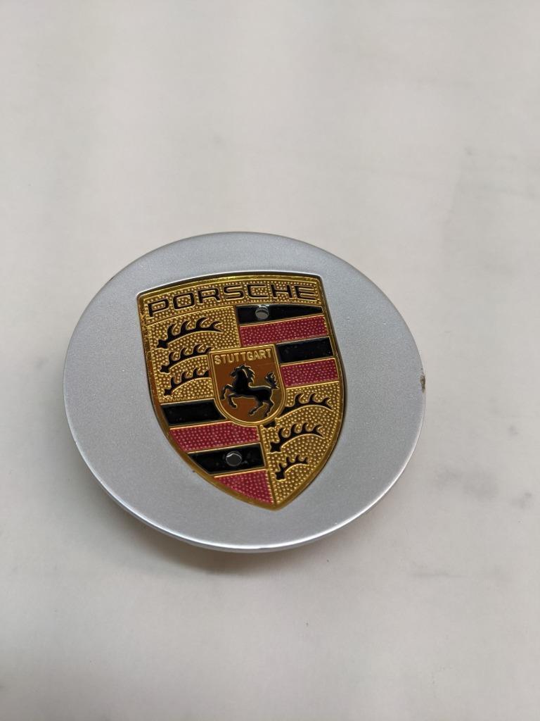 PORSCHE GRAY COLORED CENTER CAP (2) 7L5601149 NEW R21T2