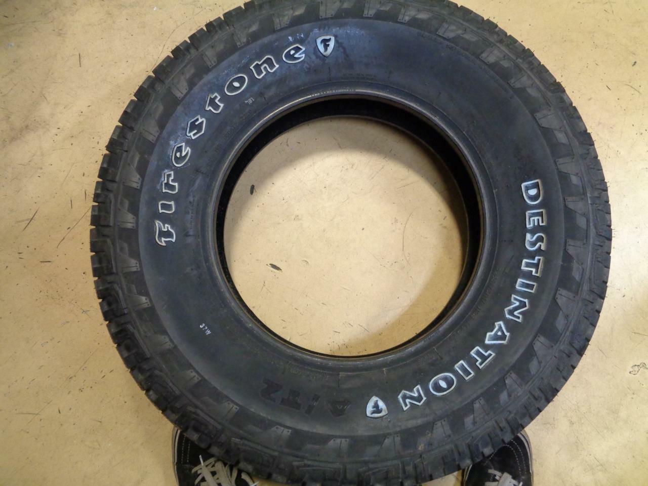 1 NEW FIRESTONE DESTINATION AT 2 WL 255 75 17 113S SL ALL TERRAIN TIRE 014349