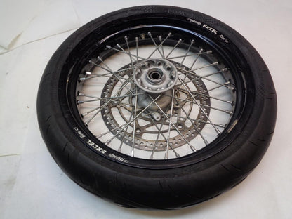 USED EXCEL TAKASAGO 17X3.5 WHEEL CONTINENTAL CONTISPORT ATTACK 2 120/70ZR17 SR