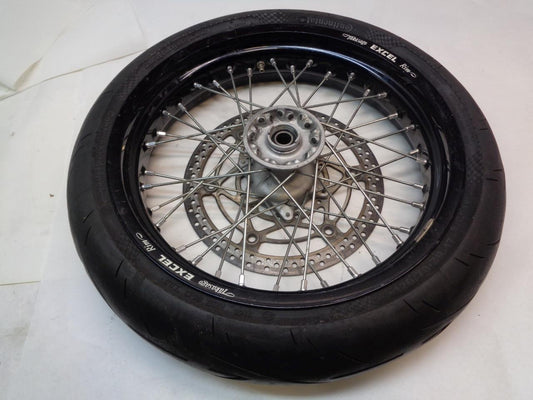 USED EXCEL TAKASAGO 17X3.5 WHEEL CONTINENTAL CONTISPORT ATTACK 2 120/70ZR17 SR