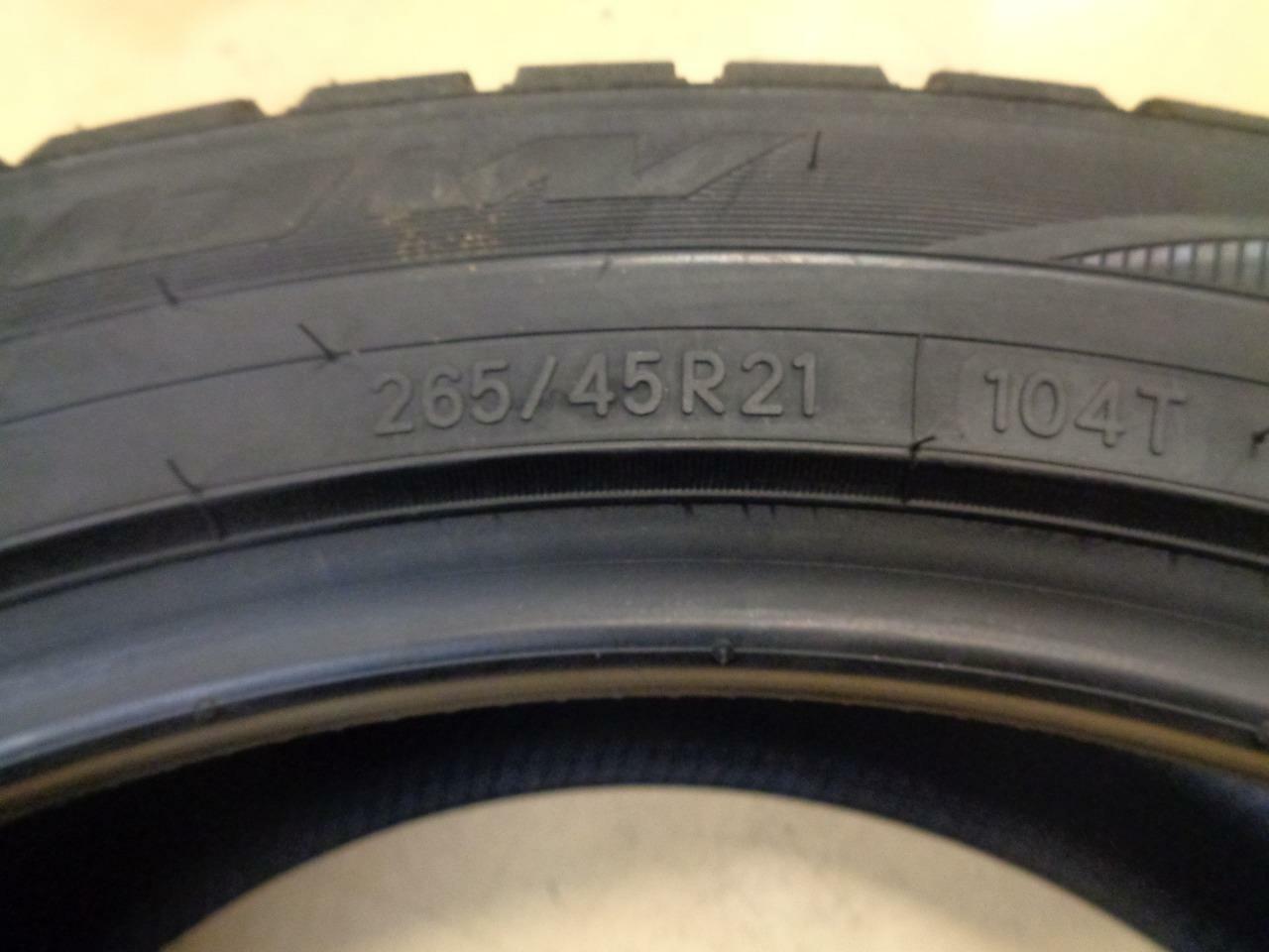 1 NEW NITTO NT90W  265 45 21 104T TIRE WO LABEL 213670 Q9