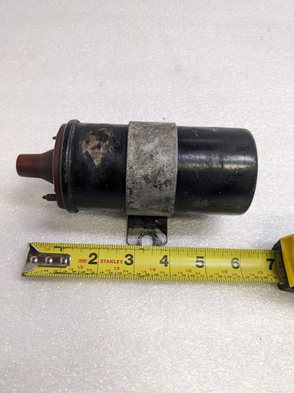 BOSCH TK6A3 6V IGNITION COIL WITH BRACKET FOR PORSCHE 356A USED R20