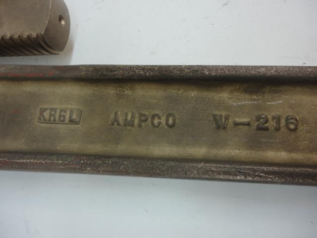 NEW AMPCO SAFETY TOOLS W-216 NON-SPARKING/MAGNETIC 48" BRONZE PIPE WRENCH