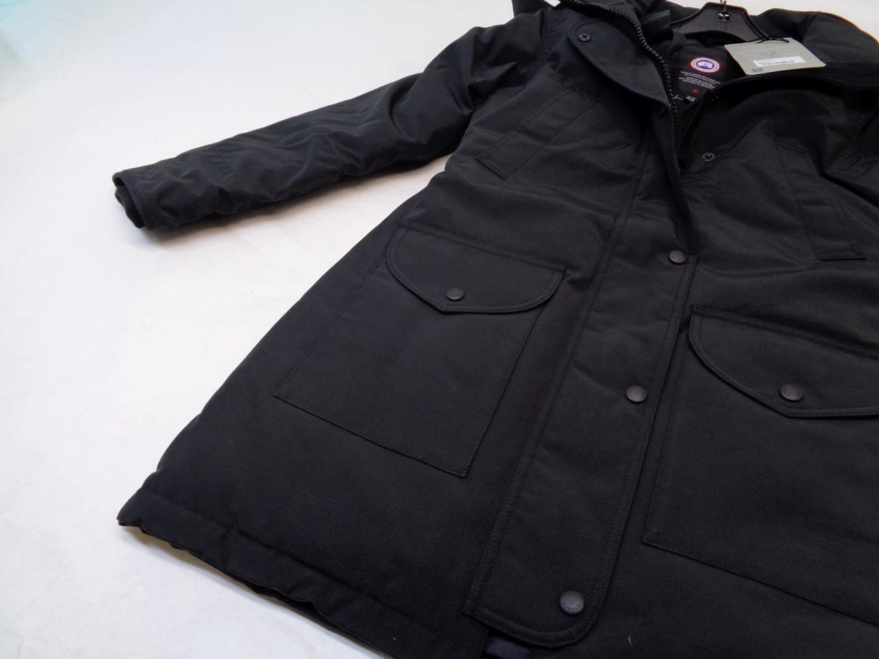 CANADA GOOSE WOMEN'S SIZE XS/TP BLACK TRILLIUM PARKA JACKET 6660W SR