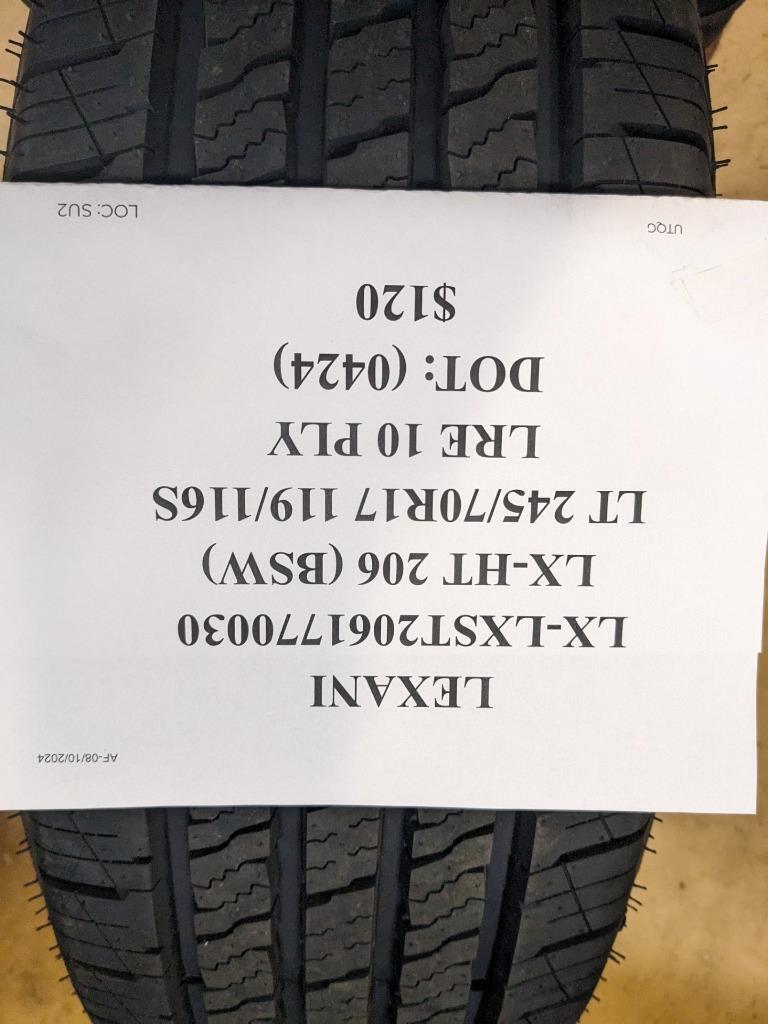 LEXANI LX HT 206 BSW LT 245 70 17 119/116S LRE 10PLY TIRE LXST2061770030 CQ3