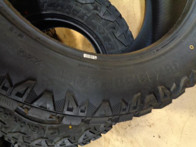 VERSATYRE MTXT/HD LT 36 13.50 22 122Q LRF 12PLY MUD TERRAIN TIRE CMXT03 BQ4