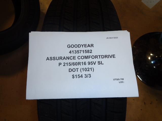 4 GOODYEAR ASSURANCE COMFORTDRIVE P 215 60 16 95V SL TIRES 413571582 CQ2