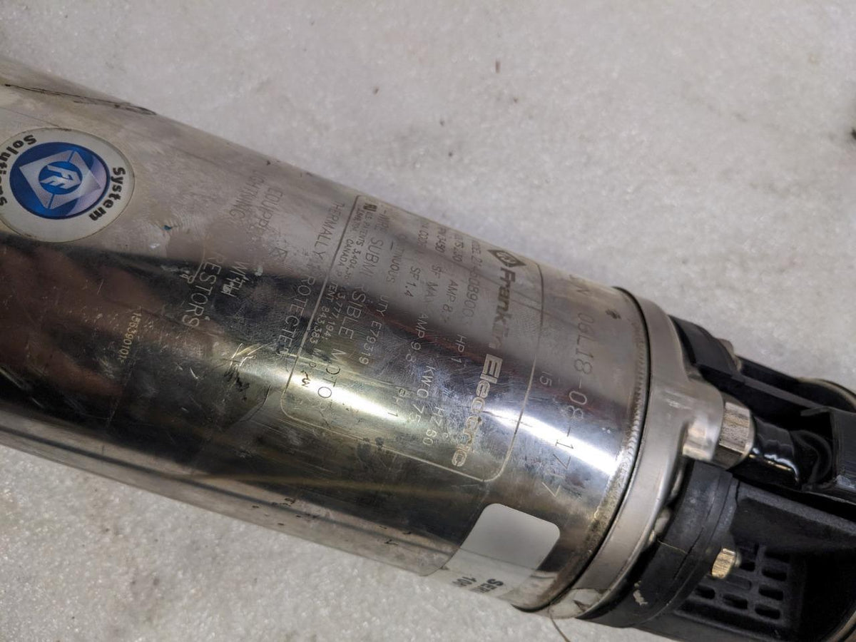 WATER ACE R302A SUBMERSIBLE 4" DEEP WELL PUMP 3-WIRE 1HP 10GPM 230V NEW H2