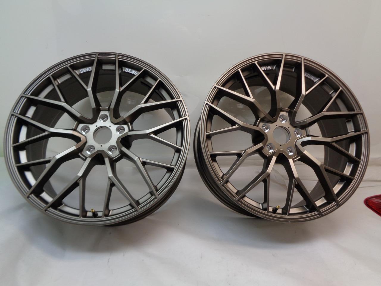 PAIR OF NEW SAVINI SV-F2 MFT FORGED BRONZE 20x8.5 5x114.3 WHEEL WR