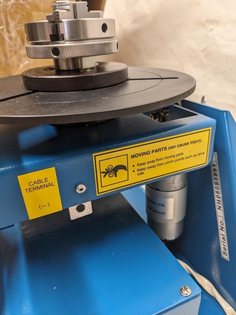 JINSLU BY-10 MINI WELDING POSITIONER 110V W/ 3 JAW LATHE CHUCK NEW BSR3.1