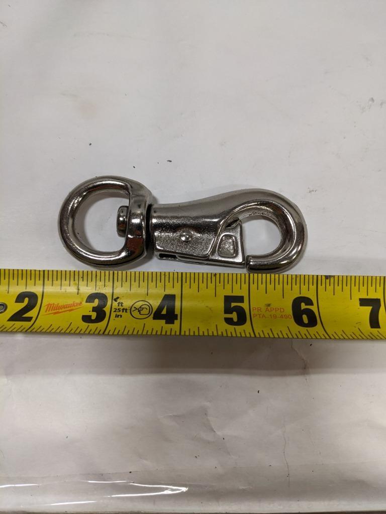 UNBRANDED 49PK HEAVY DUTY NICKEL PLATED METAL SWIVEL BULL SNAPS 5/8" R29