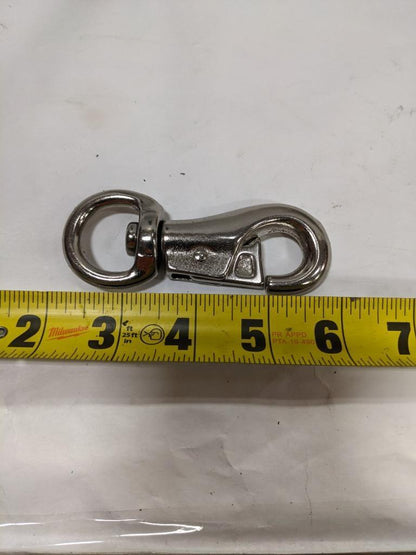 UNBRANDED 49PK HEAVY DUTY NICKEL PLATED METAL SWIVEL BULL SNAPS 5/8" R29