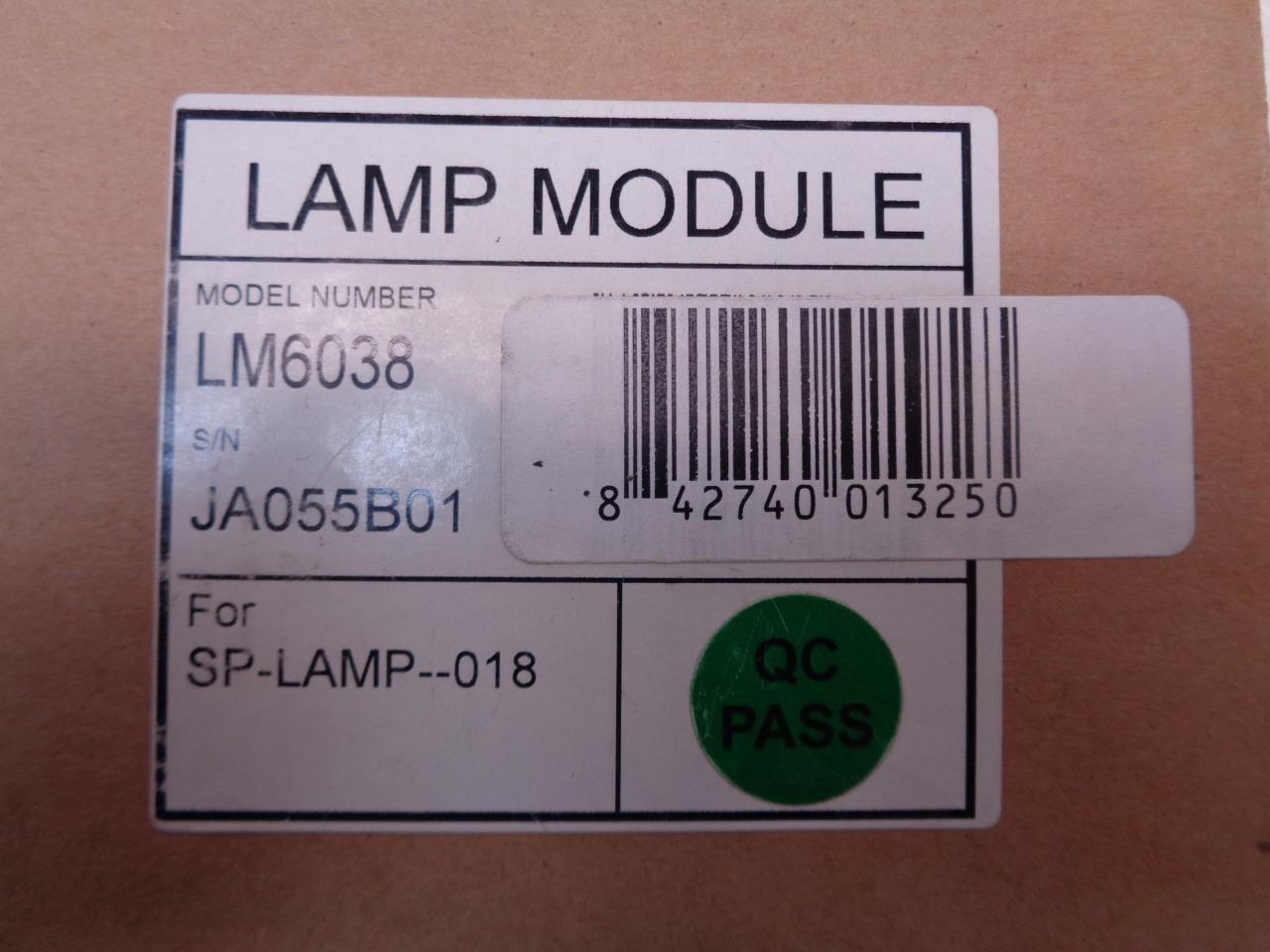 NEW PREMIUM POWER PRODUCTS REPLACEMENT LAMP MODULE LM6038 FOR SP-LAMP-018 R4TC