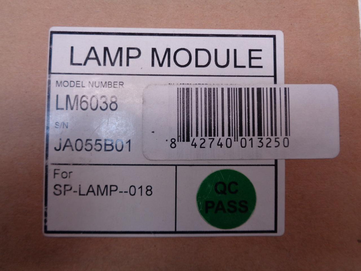 NEW PREMIUM POWER PRODUCTS REPLACEMENT LAMP MODULE LM6038 FOR SP-LAMP-018 R4TC