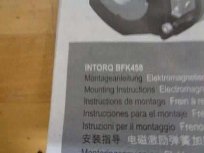 NEW INTORQ BFK458 MODULAR ELECTRIC SPRING-APPLIED BRAKE SYSTEM KIT R31