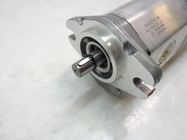 MARZOCCHI HYDRAULIC GEAR PUMP ALPA1A-D-20 ALPP1-D-9-FA DUAL OULET ALUMINUM R33T1