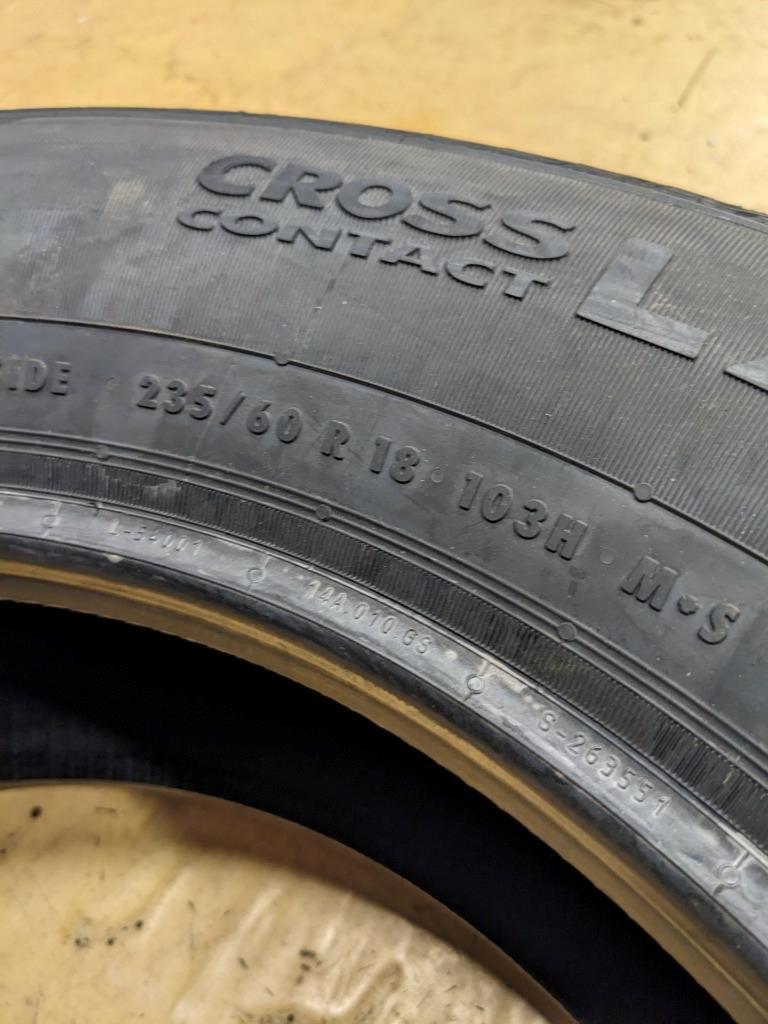 CONTINENTAL CROSSCONTACT LX SPORT SSR (MOE) P 235 60 18 103H SL TIRE 03543270000