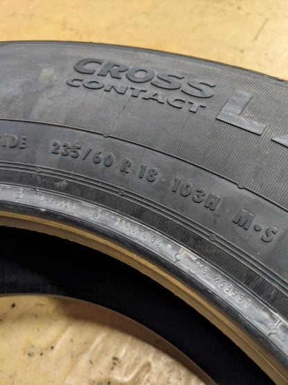 CONTINENTAL CROSSCONTACT LX SPORT SSR (MOE) P 235 60 18 103H SL TIRE 03543270000