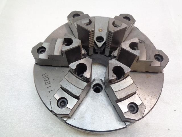QU INDUSTRIAL 1126R ZERO-SET PRECISION .0005 LATHE 6-JAW 12" CHUCK NEW H1