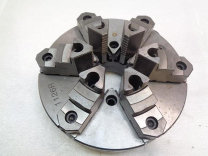 QU INDUSTRIAL 1126R ZERO-SET PRECISION .0005 LATHE 6-JAW 12" CHUCK NEW H1