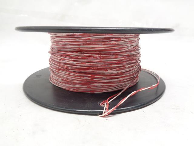 TEXARKANA 24 CCB CROSS CONNECT WIRE RED/WHITE 1000FT SPOOL *DAMAGED REEL* R27