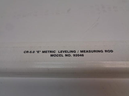 NEW SECO RECTANGULAR SERIES METRIC LEVELING ROD 5 METER 92046 R18