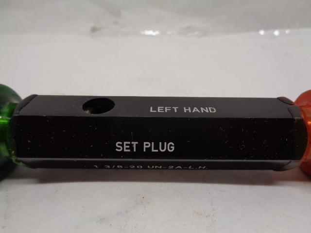 GAGE ASSEMBLY COMPANY GO/NOT GO SET PLUG 1 3/8-20 UN-2A  LH R22T9