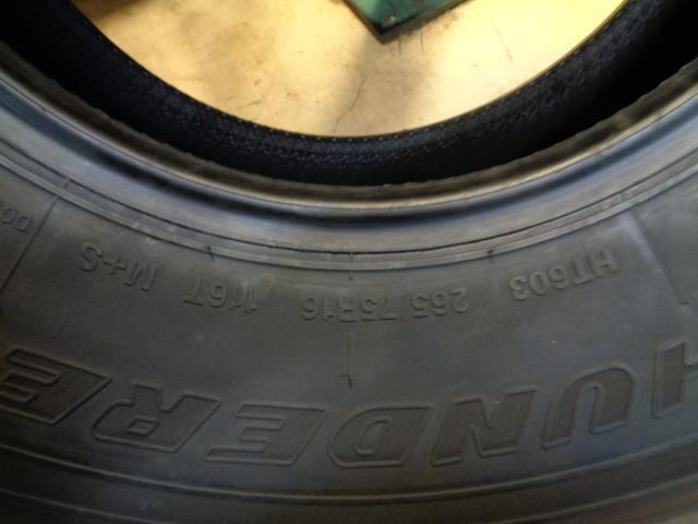 2 THUNDERER RANGER SUV HT603 P 265 75 16 116T SL TIRE TH0750 BQ4