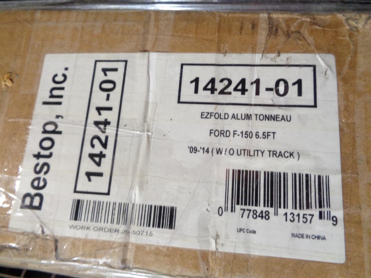 BESTOP EZFOLD TONNEAU FORD F150 6.5ft 09-14 w/o UTILITY TRACK 14241-01 BSR3.1