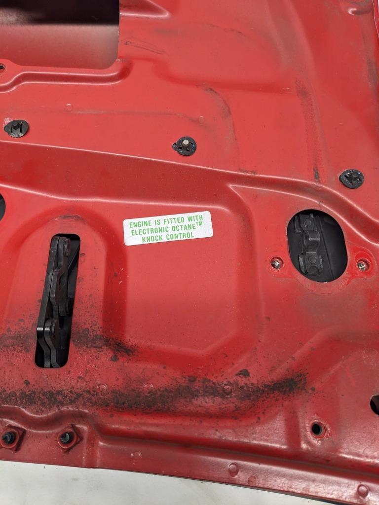 PORSCHE REAR TRUNK LID RED W/ GRILLE & LOWER BRACKET FOR 94 996 CARRERA USED R22