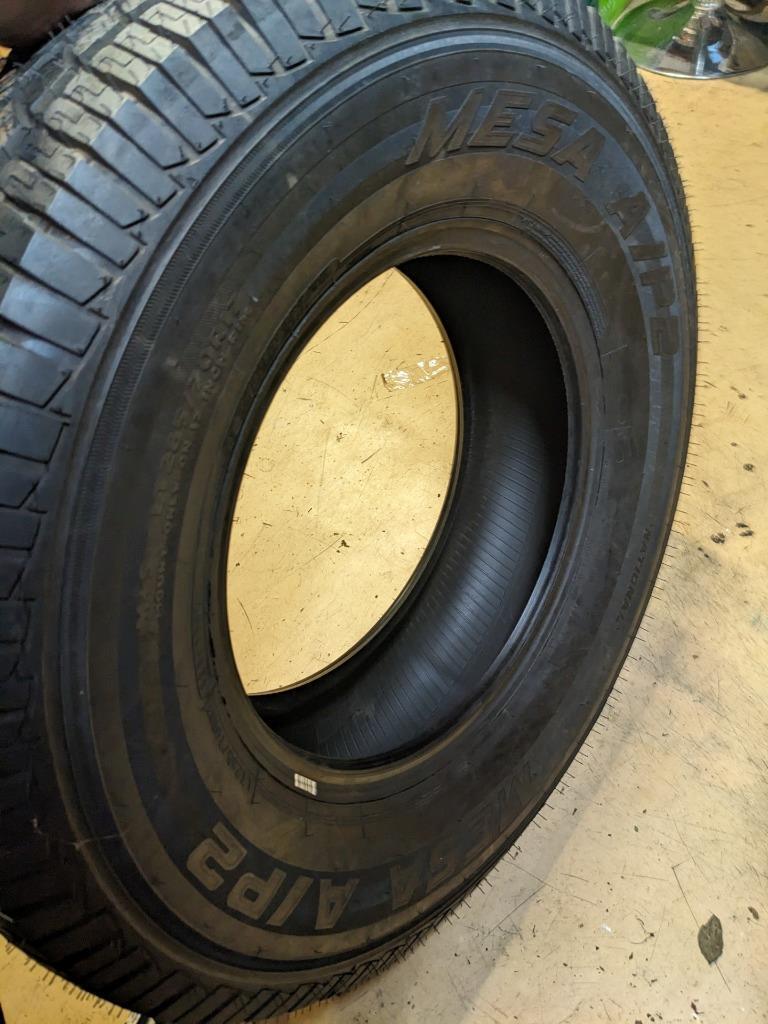 NOS MESA NATIONAL A/P2 BSW LT 285 70 17 121/118S LRE 10PLY TIRE MSP83 CQ2
