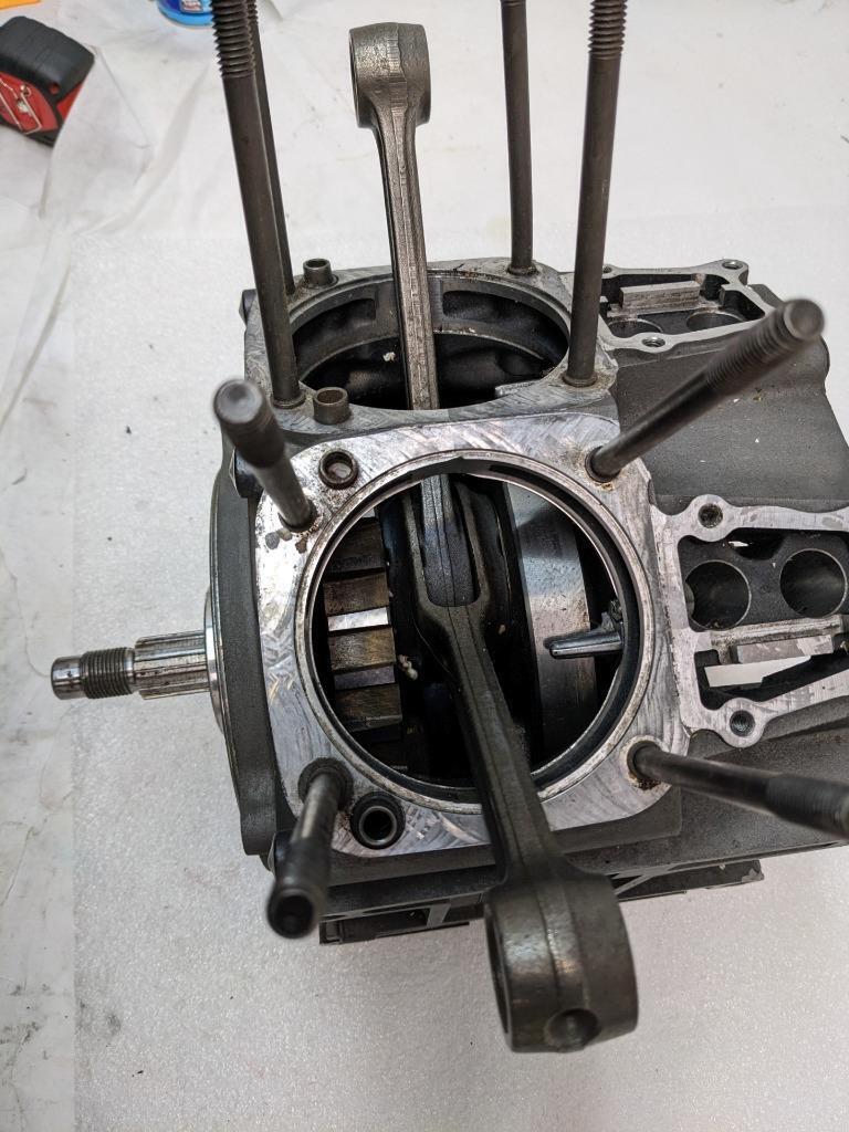 HARLEY DAVIDSON TOUR ELECTRA ULTRA CLASSIC CRANKCASE ENGINE 0390345037 I2