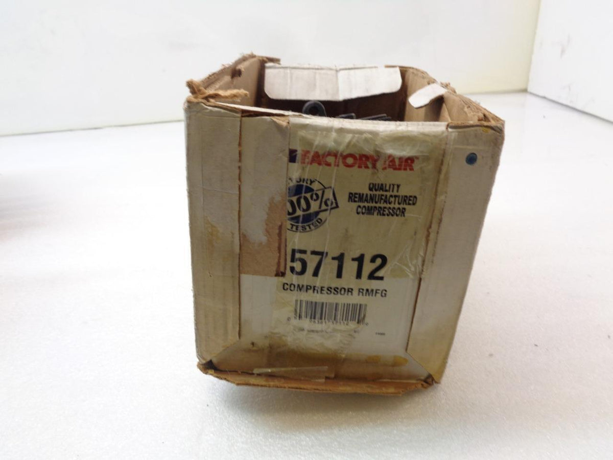 REMAN FACTORY AIR 4 SEASONS 57112 AC COMPRESSOR 82-92 FORD, MERCURY (VARIOUS) R1