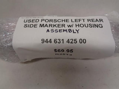 USED PORSCHE LEFT REAR SIDE MARKER w/ HOUSING ASSEMBLY 944 631 425 00 R25T4