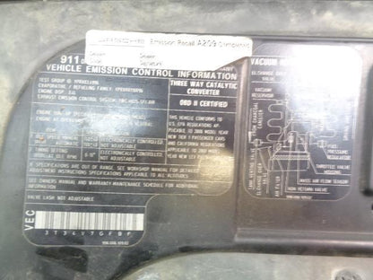 PORSCHE 99651201101 CARRERA REAR TRUNK SPOILER WING FOR 94-04 911 966 USED R20