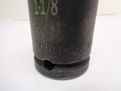SK TOOLS 3/4" DRIVE 6 POINT 1-1/8" STANDARD FRACTIONAL IMPACT SOCKET 84636 R22
