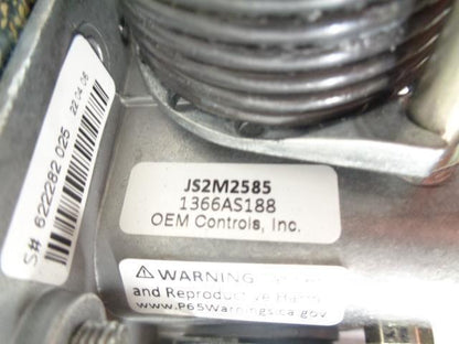 OEM CONTROLS INC LEVEL MANUAL CONTROLLER JS2M2585/1366AS188 NEW R31