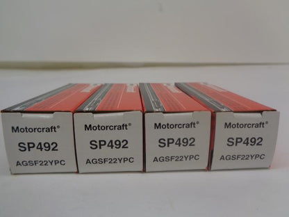 BRAND NEW MOTORCRAFT SPARK PLUG 4-PACK FORD SP492 R13T2